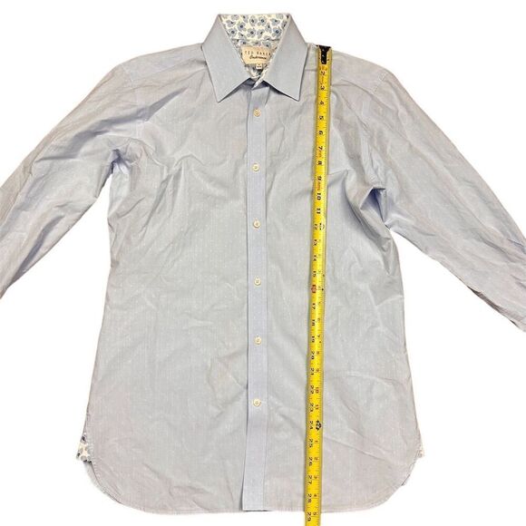Ted Baker Endurance Men's Light Blue Dress Shirt Size 15 Long Sleeve Button-Down - Picture 3 of 8